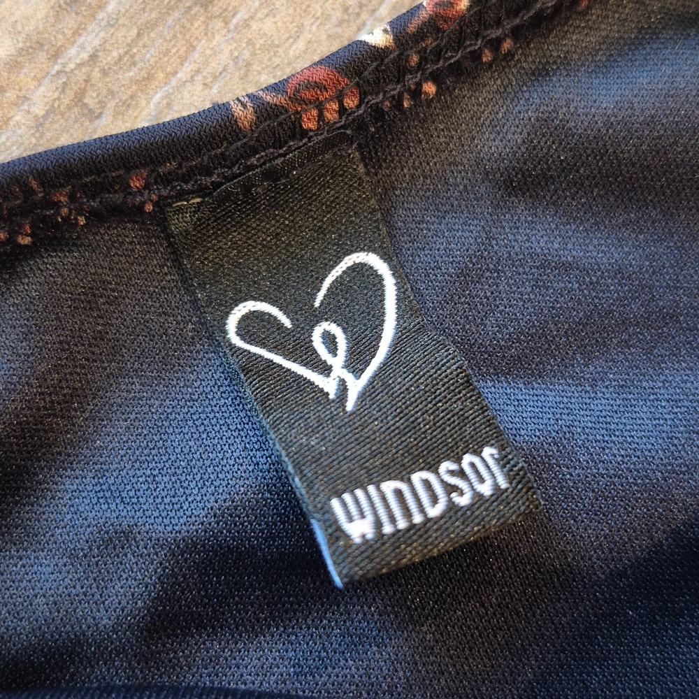 Windsor Charming Chic Ditsy Floral Lace Trim Lined Mini Dress, XXS - Picture 9 of 14